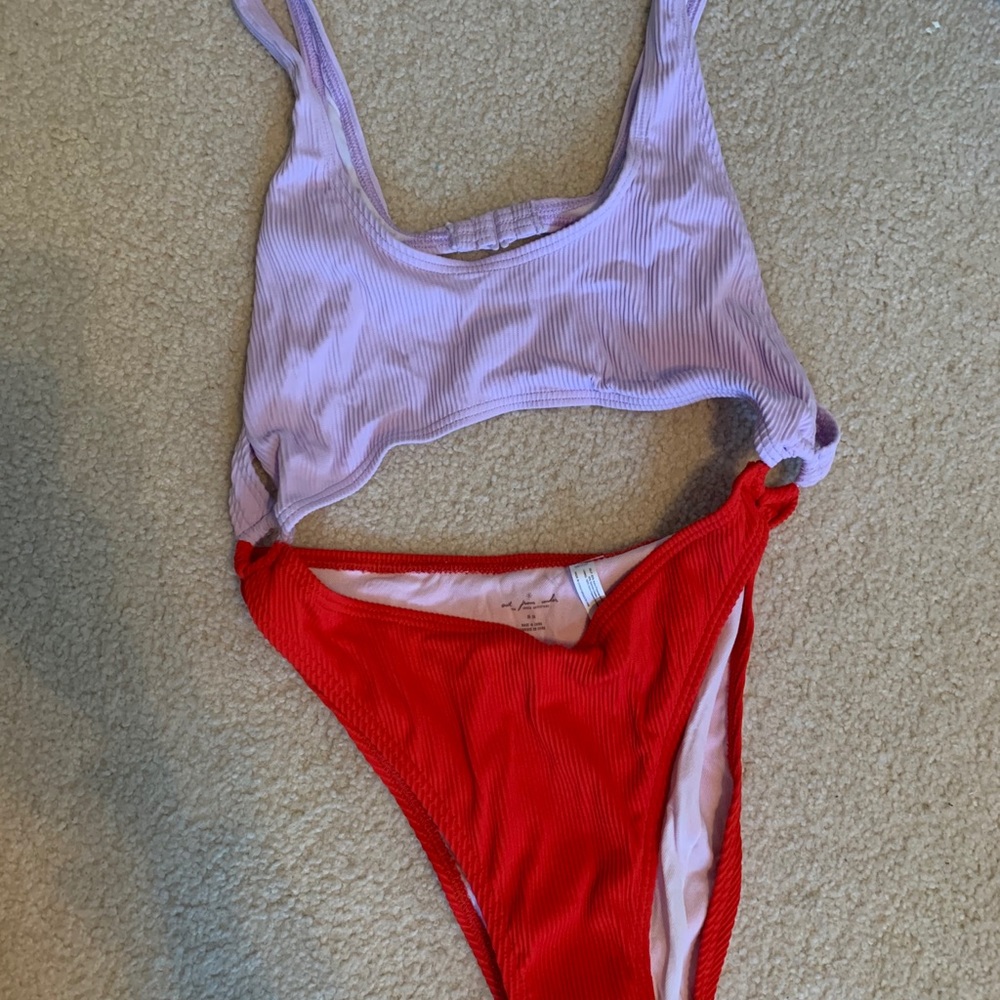 Peekaboo one piece swimsuit new with tags